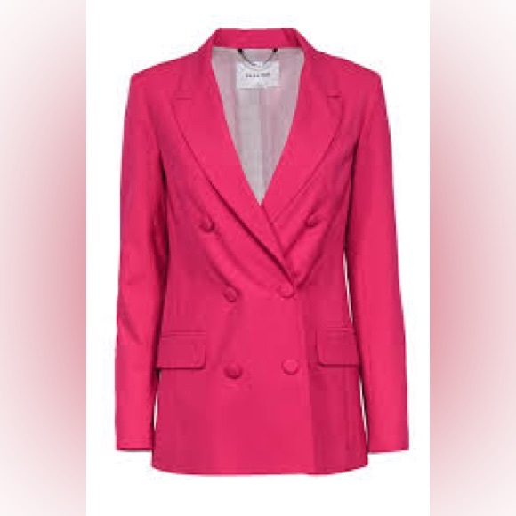 Babaton Jackets & Blazers - Babaton Pink Blazer Tailored Suit Jacket